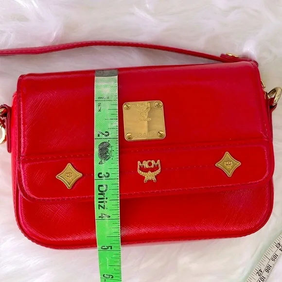 MCM Red Crossbody - Picture 4 of 17